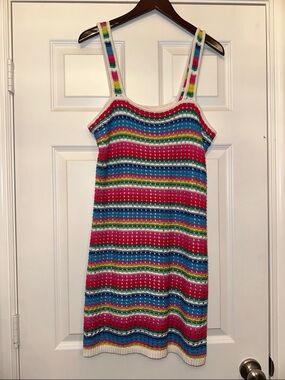 GAP Colorful Striped Knit Sundress